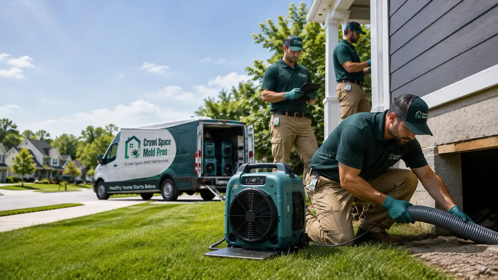Crawl Space Mold Removal in Minerva, NY